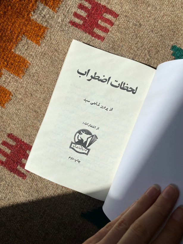 کتاب لحظات اضطراب اثر پرویز قاضی سعید